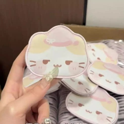 古早感坏笑猫刘海贴可爱少女