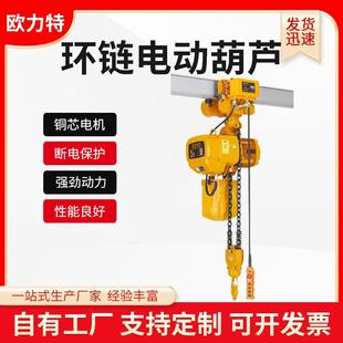 起重运行式 鬼头环链电动葫芦倒链挂钩式 起吊工具环链电动葫芦