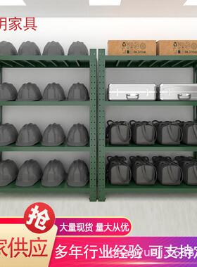 军绿色仓储货架中重型仓库储物架可移动货架