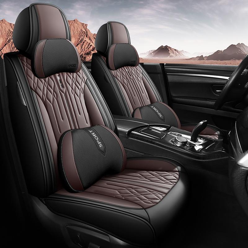 汽车坐垫新款全包围商务专用皮革座套四季通用防水耐脏五座座椅套
