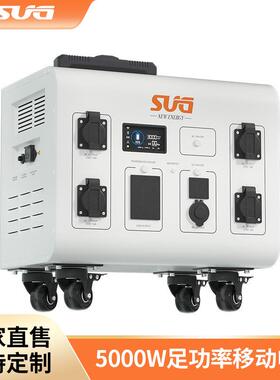 快充大容量3000W2560wh太阳能移动应急储能电站停电露营户外电源