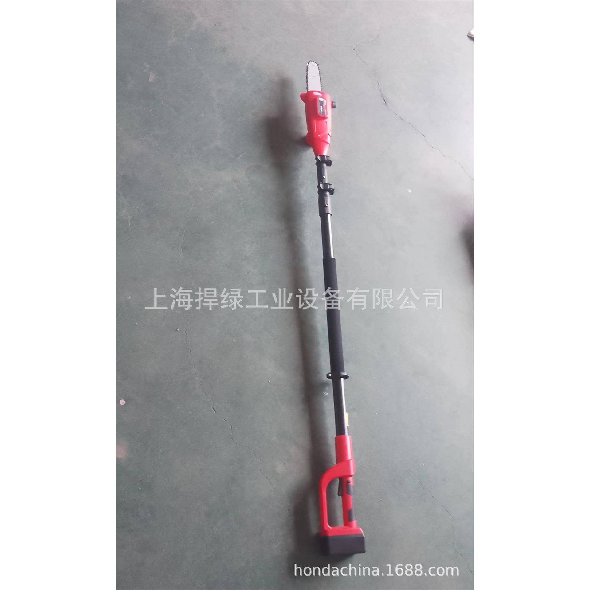 亚特YT7602锂电高枝锯伸缩充电式园林高空修剪树枝锯果树链条锯子