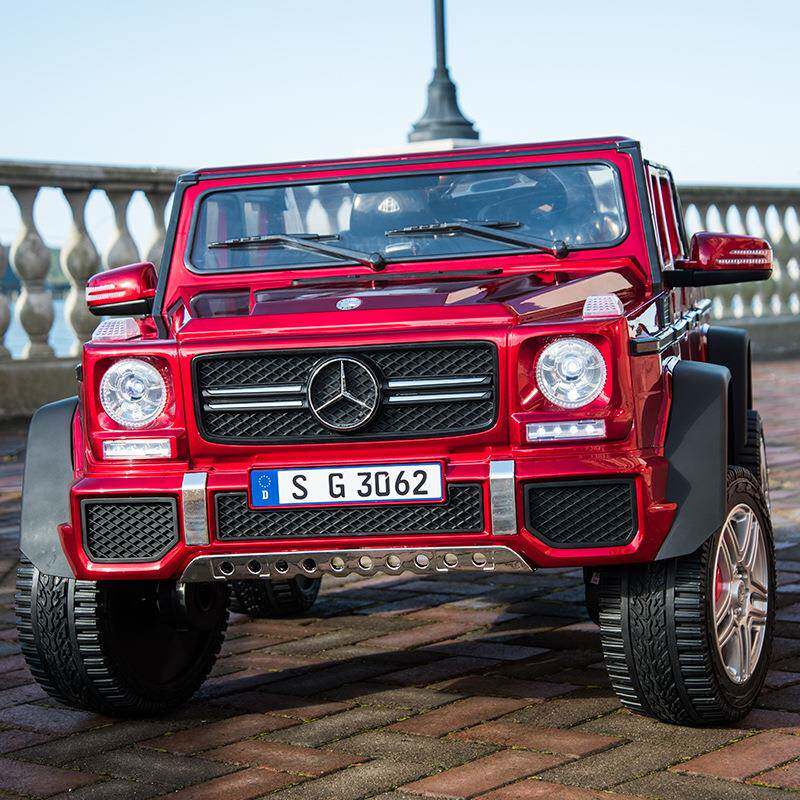 双人超大奔驰G儿童电动汽车可坐大人遥控四轮宝宝小孩玩具越野车