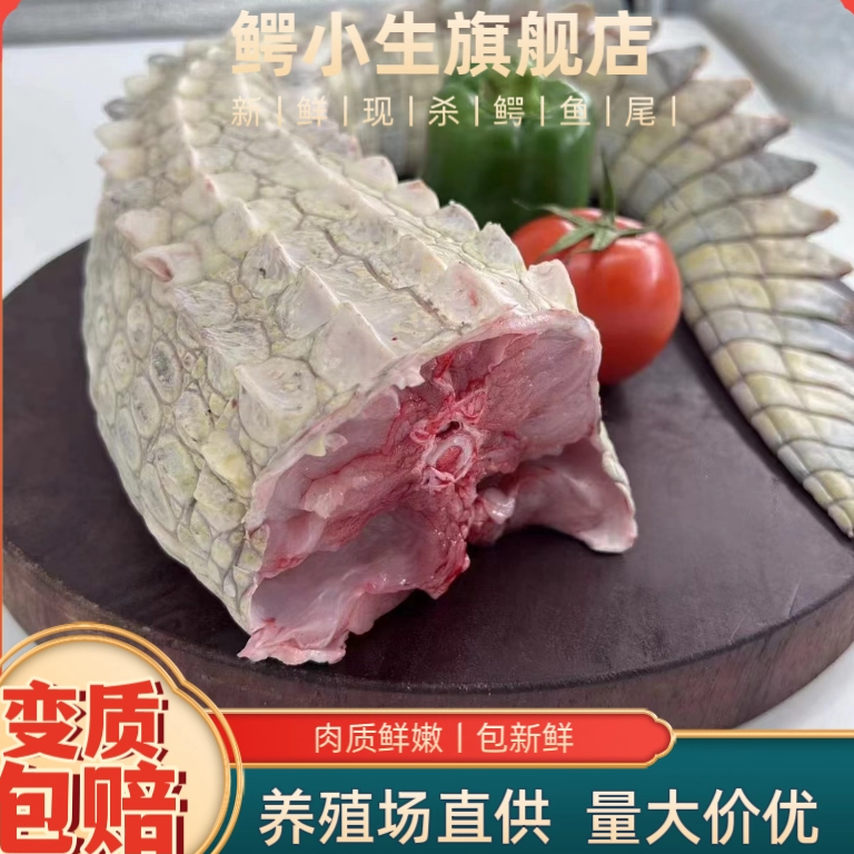 新鲜鳄鱼尾巴肉10斤整根现杀尾巴肉 整条鳄鱼尾人工养殖鳄鱼肉,水产肉类/新鲜蔬果/熟食,特许养殖肉类,淘宝优惠券,粉丝福利购,淘宝优惠卷