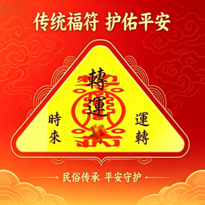 放手机后面聚财门贴摆件