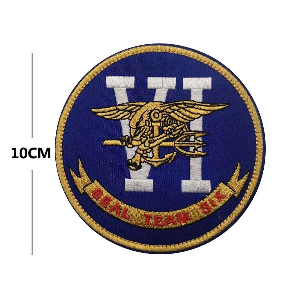 navy seals美国海豹突击队刺绣臂章魔术贴背包贴补丁绣花章布贴