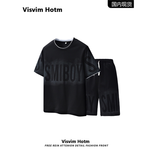 VISVIM短袖男款夏季美式复古宽松