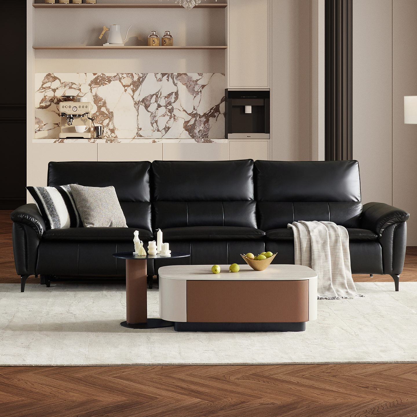 【商场同款】LAZBOY乐至宝别墅高端真皮智能沙发波尔卡GN.S9027,住宅家具,功能沙发,淘宝优惠券,粉丝福利购,淘宝优惠卷