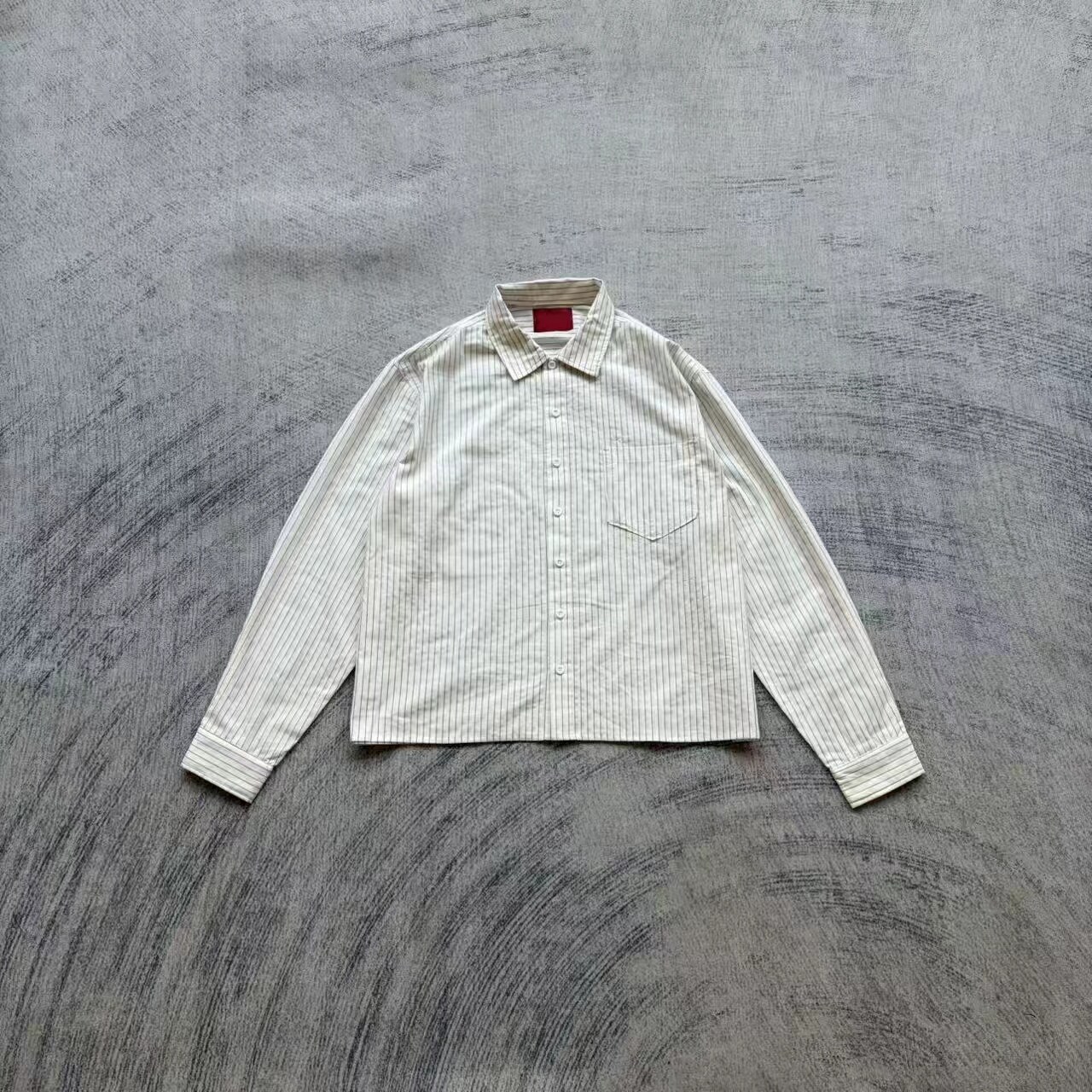 thumbnail for MM striped white shirt