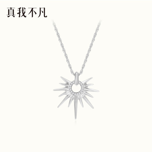 真我不凡S925银太阳神项链