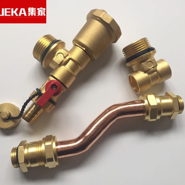 地暖压差旁通 分水器旁通阀 分水器末端连接铜管