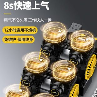 空压机小型静音打气泵工业级无油气磅迷你压220V气泵空气压缩机