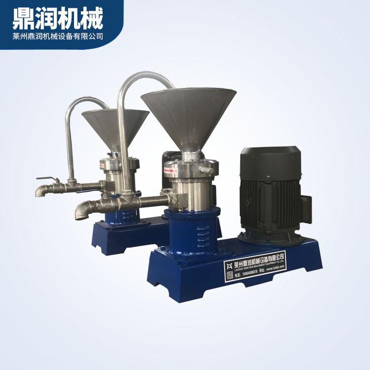 供应160型不锈钢胶体磨花生芝麻酱月饼馅花生奶乳制品研磨机