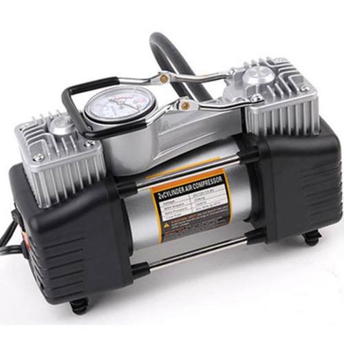 工厂带灯车载充气泵12v汽车充气泵 便携式车载充气