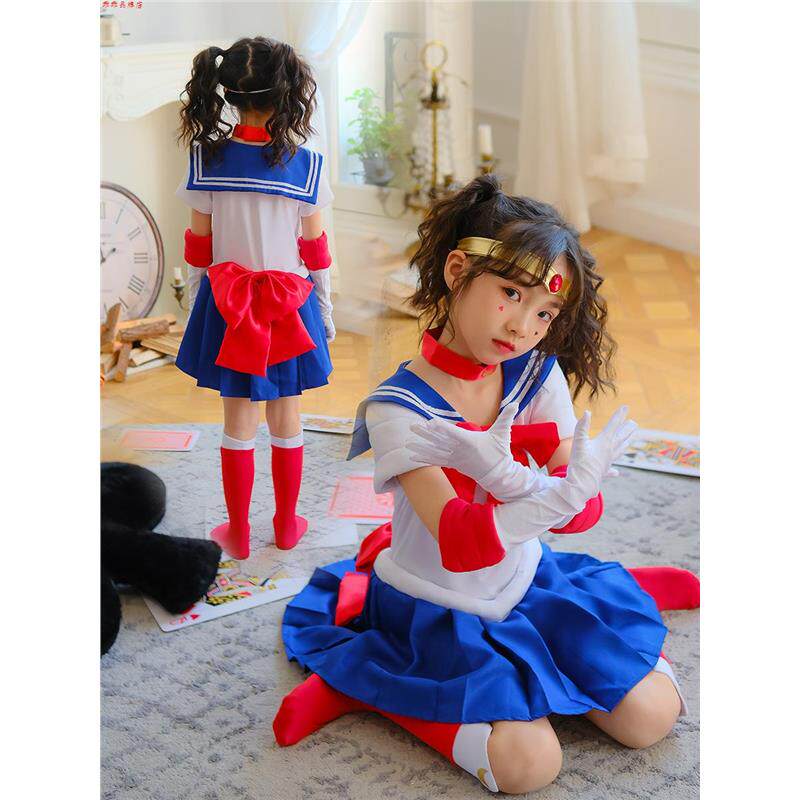 美少女战士cos万圣节服装cosplay舞台水冰月连衣裙女演出表演服