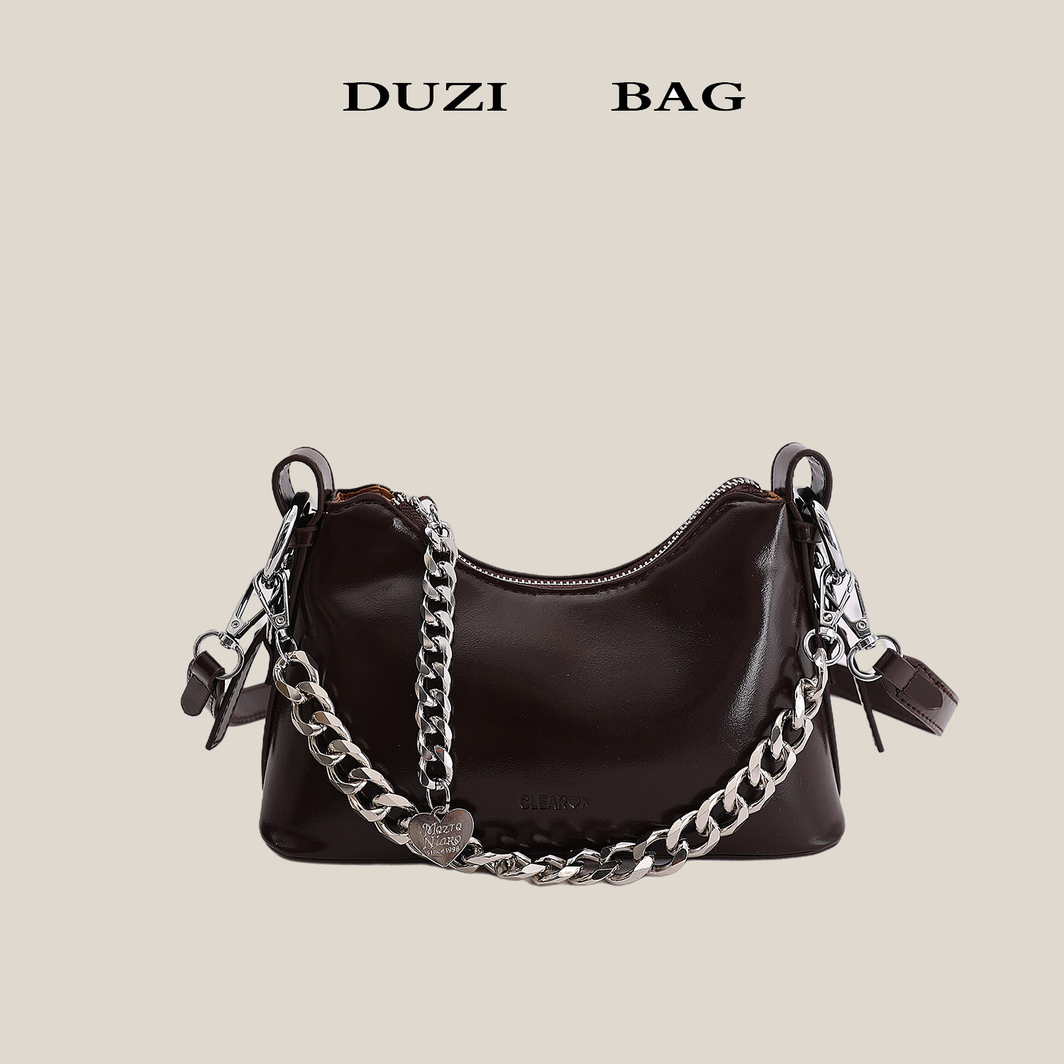 渡自小众马鞍包腋下包女2026新款高级感链条手提包百搭单肩斜挎包,箱包皮具/热销女包/男包,马鞍包,淘宝优惠券,粉丝福利购,淘宝优惠卷