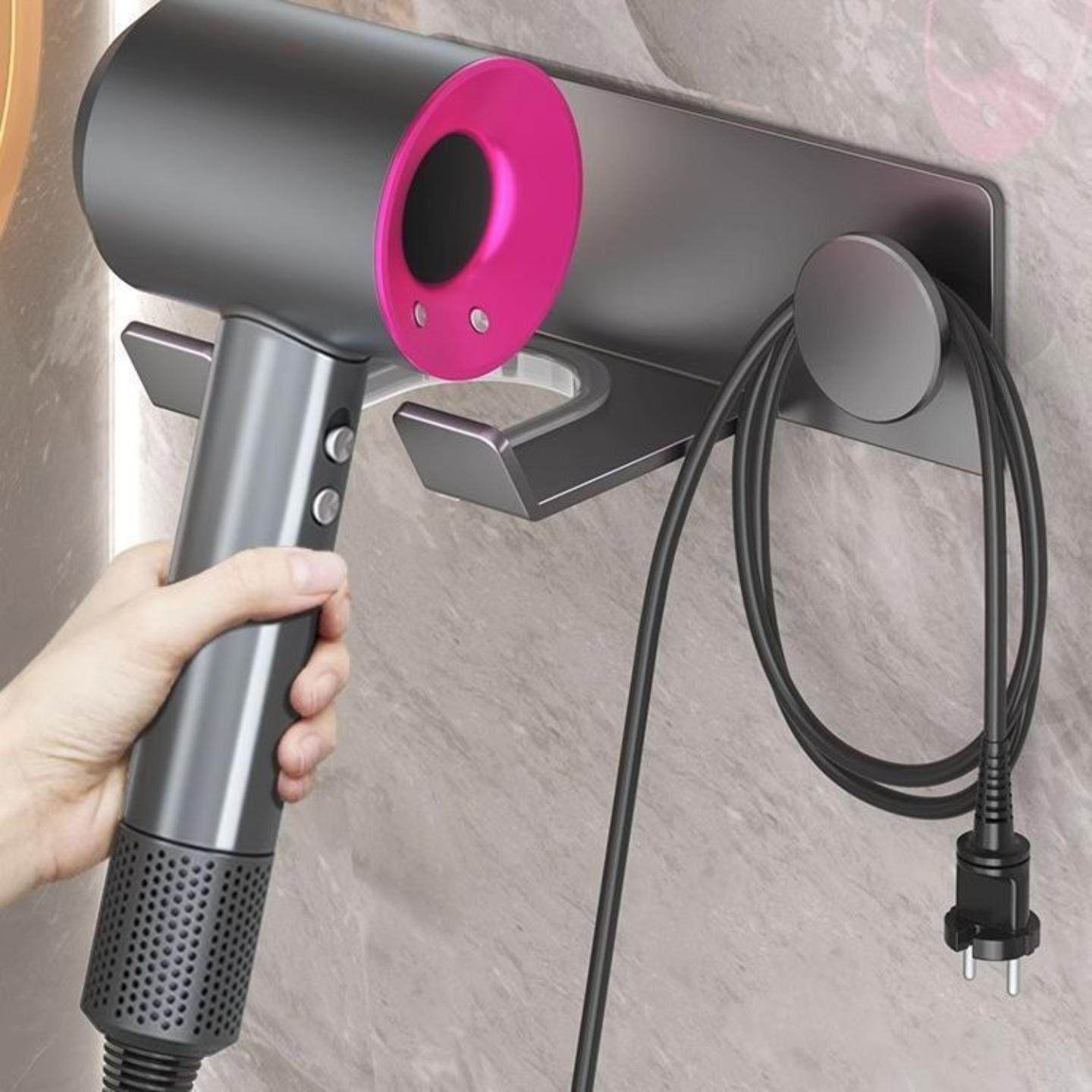 吹风机置物架免打孔卫生间壁挂式电吹风支架浴室风筒收纳架子挂架,家庭/个人清洁工具,吹风机置物架,淘宝优惠券,粉丝福利购,淘宝优惠卷