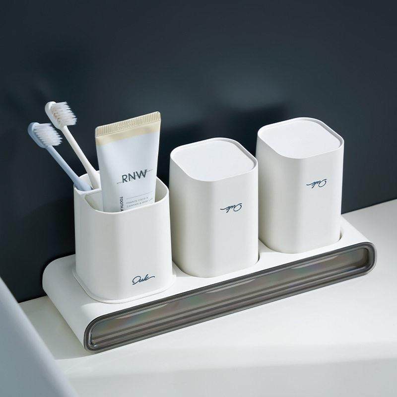 新款沥水牙刷牙杯架套装卫生间免打孔牙刷漱口杯置物架牙杯牙具架,家庭/个人清洁工具,牙刷架/牙具座,淘宝优惠券,粉丝福利购,淘宝优惠卷
