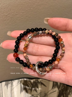 中式美学国风平安扣串珠手