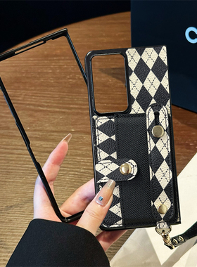 情侣兔适用于荣耀Magic Vs3手机壳折叠屏V2腕带vs2支架Magic Vs可装卡V3保护套手绳插卡套magicV2典藏版商务