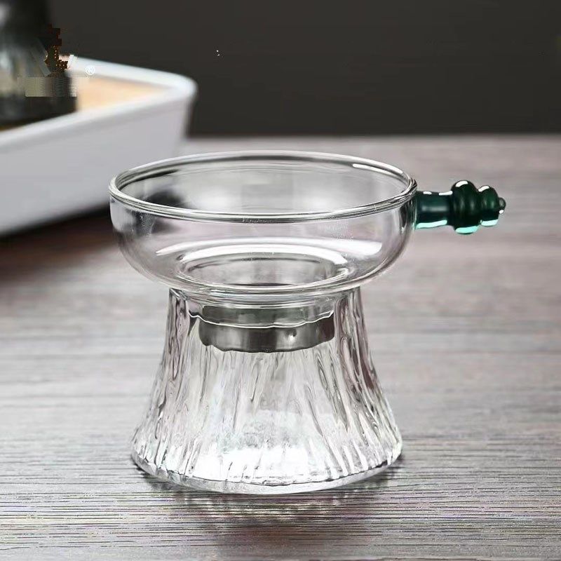 玻璃茶漏过滤网创意茶壶可爱功夫泡茶具过滤器配件一体公道杯套装