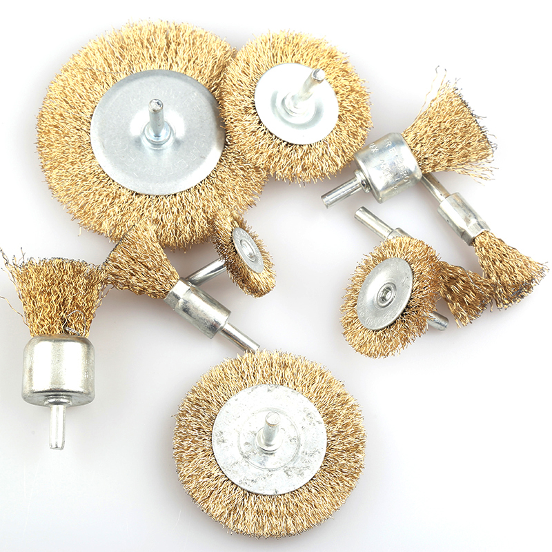 钢丝刷打磨轮电磨电动角磨机钢丝打磨头除锈钢丝轮抛光刷钢刷刷头