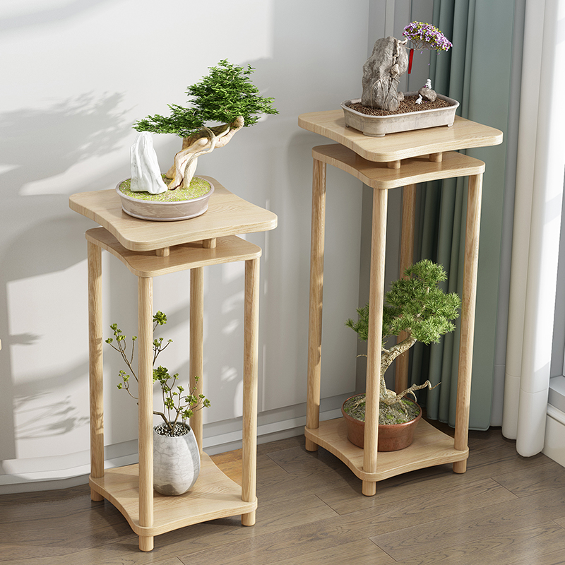 茶几实木边几角几中式实木茶台仿古小茶桌轻奢博古架摆件架玄关柜