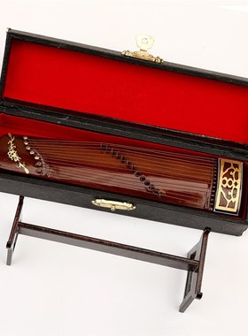 古筝模型古琴模型琵琶模型摆件6分娃用古筝模型中国传统特色礼品