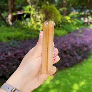 绵羊角头疗梳六齿羊角梳按摩梳肩颈经络梳下颌线提拉