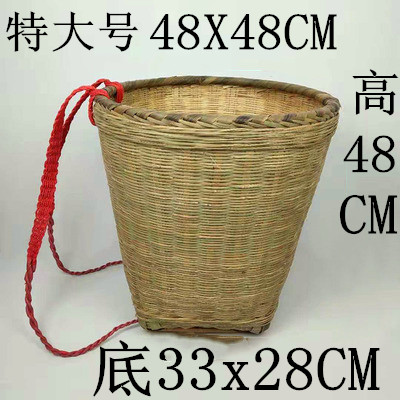 竹编背篓小背筐儿童舞蹈背篓表演玩具家用竹背篼买菜防水道具背篓