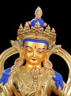 金刚萨埵佛像摆件纯铜精工全鎏金5寸7寸10寸藏传密宗金刚萨垛佛像