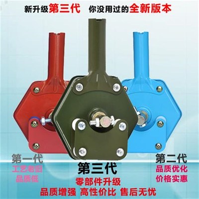 大棚卷膜器卷帘机手动养殖场温室配件蔬菜侧顶涡轮摇膜器放风机猪