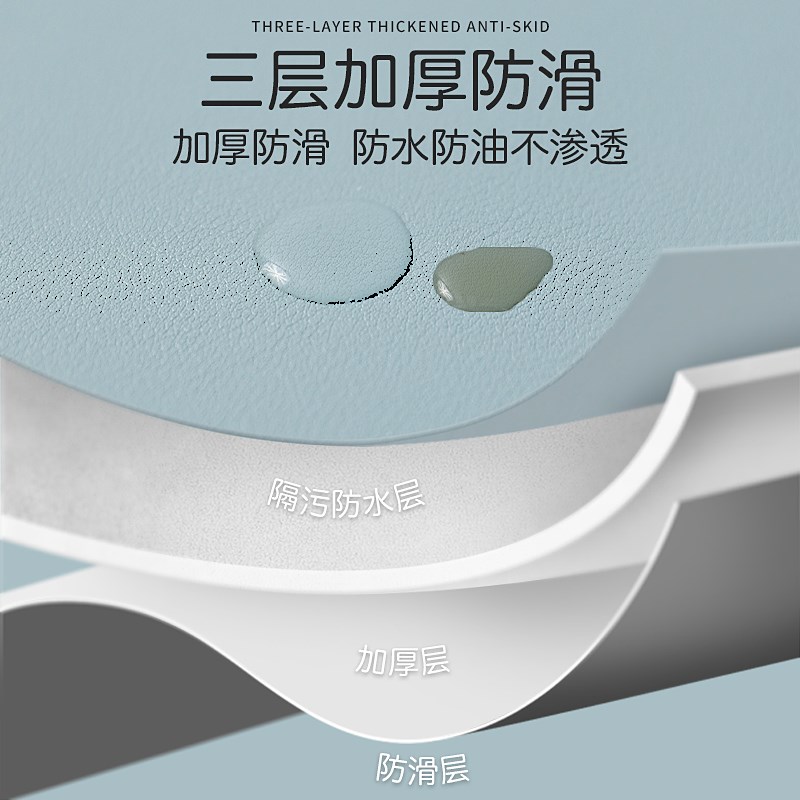 桌垫书桌学生桌布学习桌长方形餐桌布防水防油防烫免洗垫子书桌布