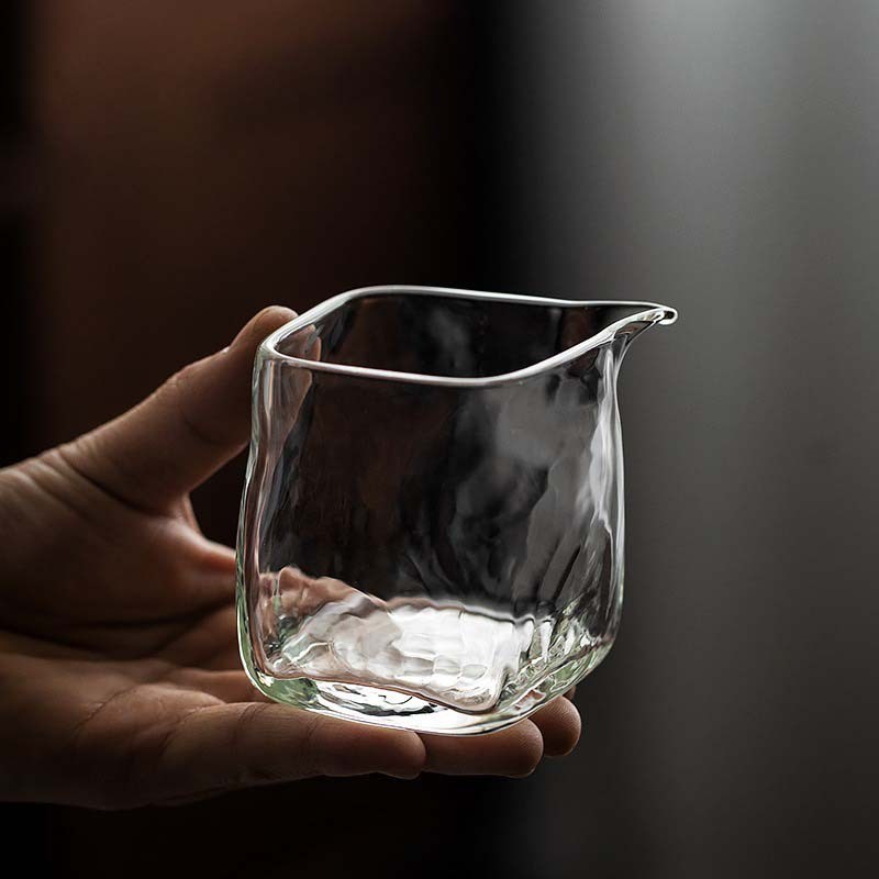 手工小四相玻璃公道杯功夫茶具茶海泡茶分茶杯高档小号茶道套装