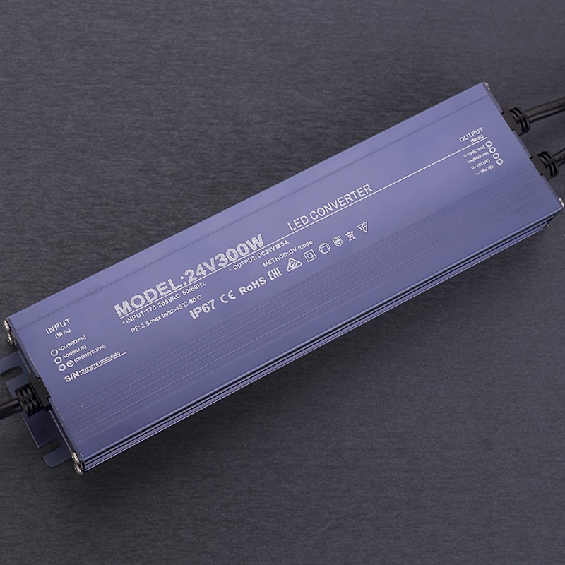 220V转12V24伏LED防雨水开关电源15W36W60W100W200W400户外变压器