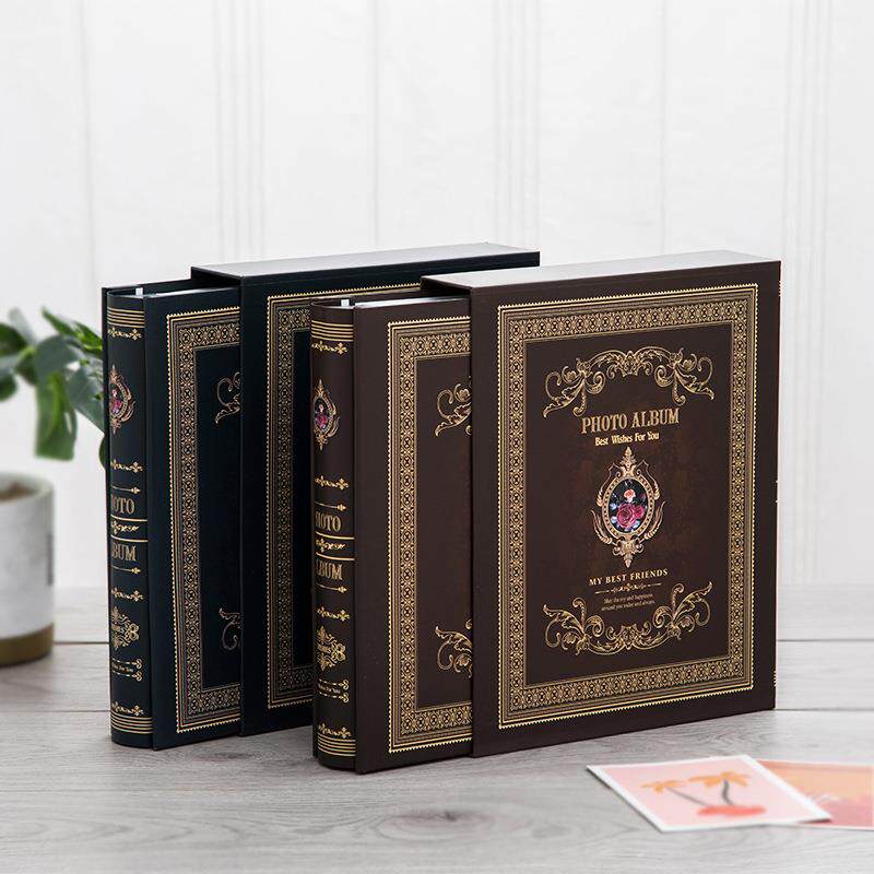 4D 大6寸 200张 盒装相册 插页式 学生 6寸过塑 相册 影集