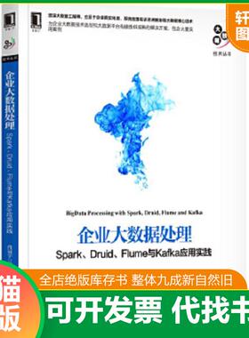 正版速发9787111579229 企业大数据处理 Spark Druid Flume与Kafka应用实践 肖冠宇 机械工业出版社