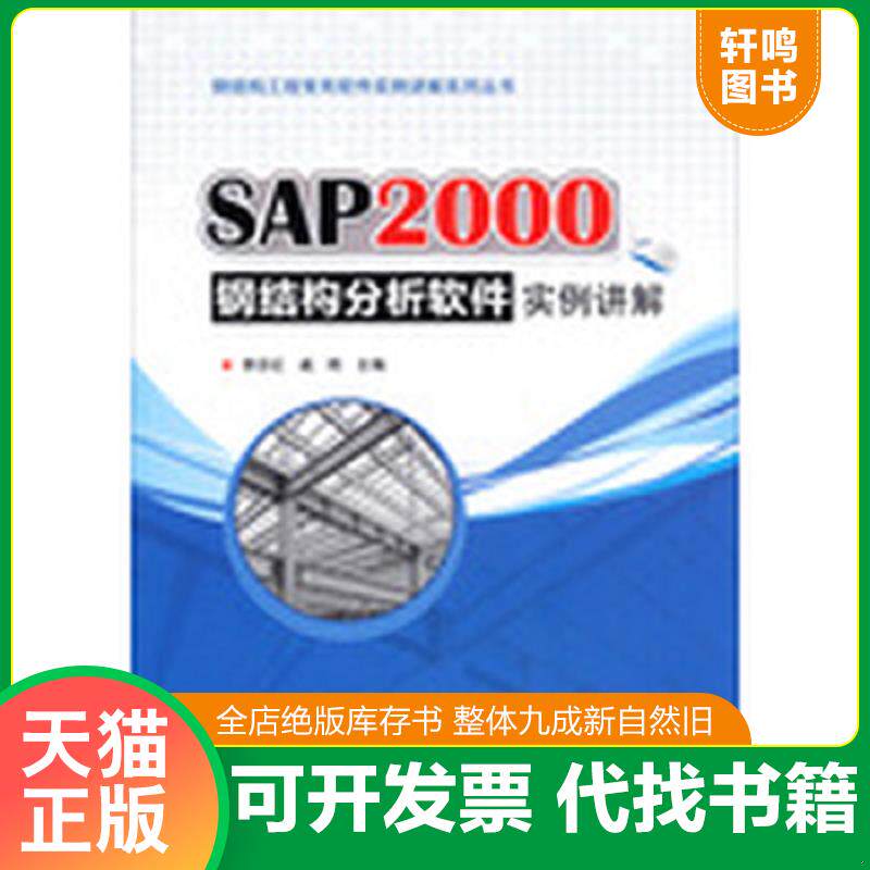 正版发货快钢结构工程常用软件实例讲解系列丛书:SAP2000钢结构分析软件实例讲解 9787112151905 李芬红戚豹编 中国建筑工业出版