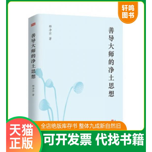 现货正版9787506076210 善导大师的净土思想 释净宗 东方出版社