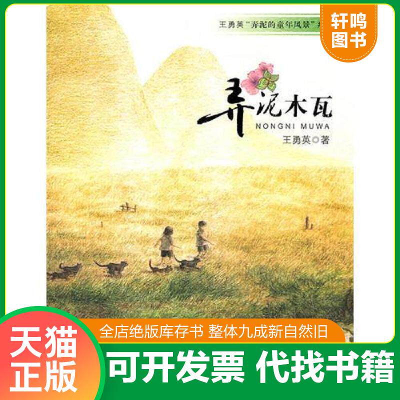 正版发货快王勇英“弄泥的童年风景”系列-弄泥木瓦 9787539540641 王勇英 著 福建少年儿童出版社