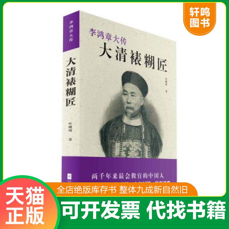 正版发货快大清裱糊匠 9787539992181 叶曙明 江苏文艺出版社