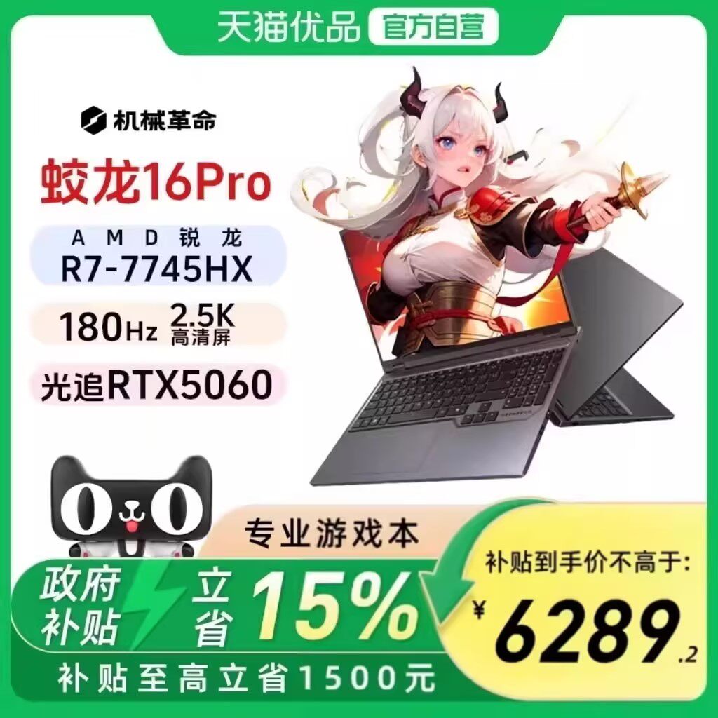 ���ڲ���������16Pro��R7 7745HX RTX5060  ���һ� 1TB 16GB �ٷ����� ��е��������16Pro����7 7745HX 6246.65Ԫ(������)