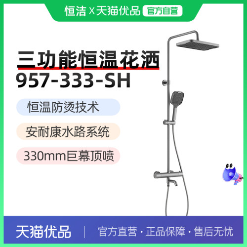 恒洁淋浴花洒套装HMF957-333