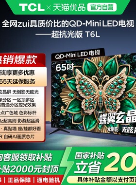 TCL电视 65T6L 65英寸QD-Mini LED万象分区量子点电视机-X