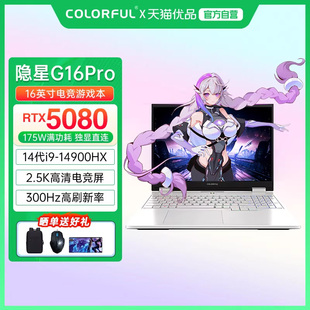Pro G16 酷睿14代i9标压高性能RTX5080满血独显高刷电竞游戏笔记本电脑 七彩虹隐星 Colorful