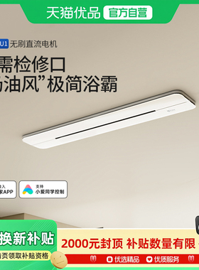 巴洛斯顿蜂窝大板线型线性新款浴霸智能吊顶风暖风机浴室免检修口