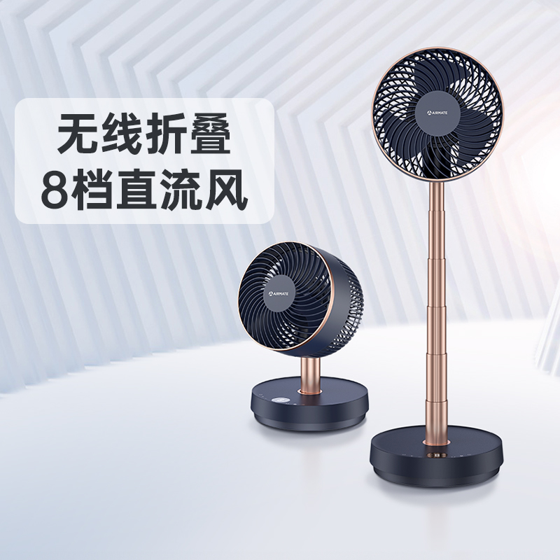 艾美特空气循环扇家用扇折叠扇家用台式电风扇可折叠风扇RD49