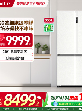 【精品】Casarte/卡萨帝 BCD-650WGCTDM7GXU1灰 冰箱