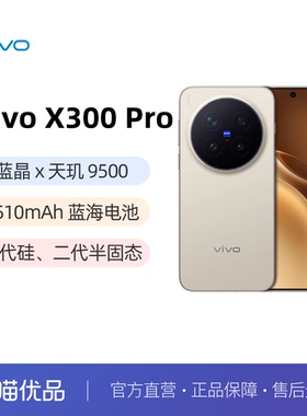 政府补贴15%【下拉选豪礼】vivo X300 Pro 大电池大容量天玑旗舰芯片vivo旗舰拍照手机vivo x300pro x200s