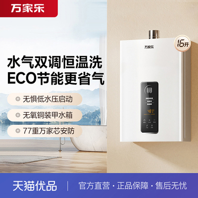 [政府补贴]万家乐JSQ30-16TP1(F)恒温王节能燃气热水器天然气16升